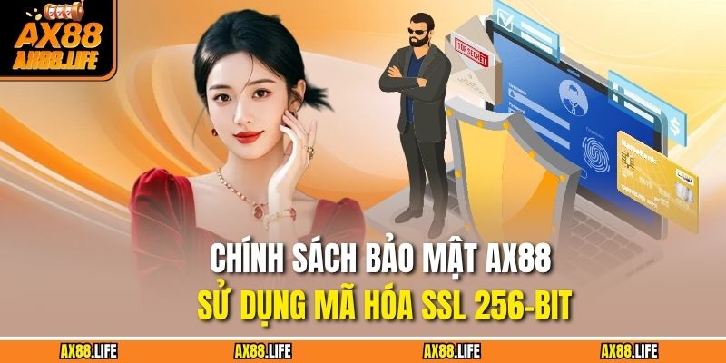 Chính sách bảo mật AX88 sử dụng mã hóa SSL 256-bit