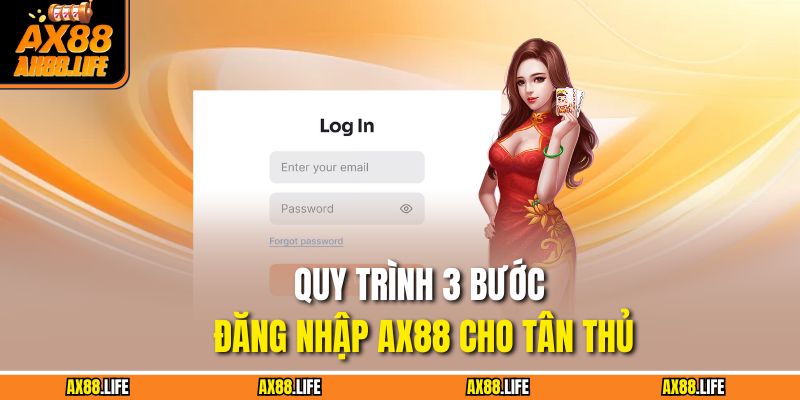 Quy trình 3 bước đăng nhập AX88 cho tân thủ